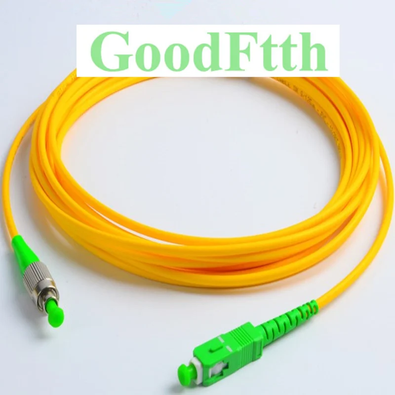 

Fiber Patch Cord Jumper Cable SC/APC-FC/APC SM Simplex GoodFtth 1-15m