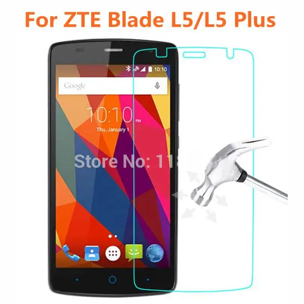 Закаленное стекло ZTE Blade L5 оригинальная Высококачественная защитная пленка 9H