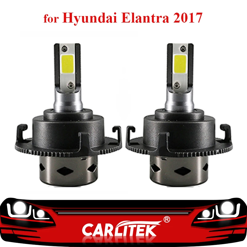 

CARLitek 12000LM Mini H7 Canbus Car Headlights Led For Hyundai Elantra 2017 6000K 12V with Special Socket Fog Light Bulbs