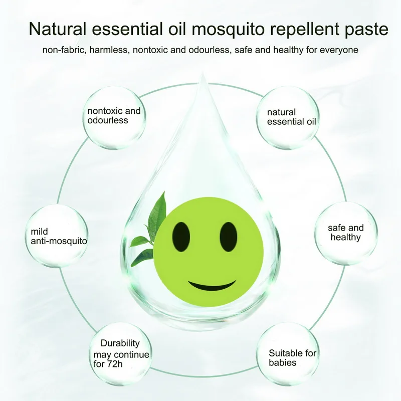 60 шт. Портативный наклейки от комаров анти средство насекомых Патчи рисунок со
