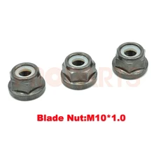3PCS Brush Cutter Gear Case Blade Nut M10x1 0 Left Thread