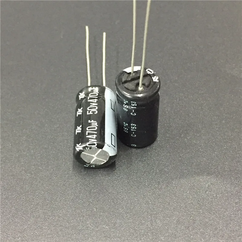 10 шт. 470 мкФ 50V Япония TK 10x20 мм 50V470uF хорошее качество Алюминиевый электролитический