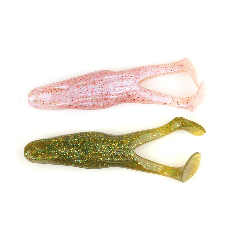 Fishing Lure 6pcslot Quality Soft Frog Lure For Bass 10cm15g Wobbler With 2 T tails Buzz Frog Bass Lure Slow Sinking