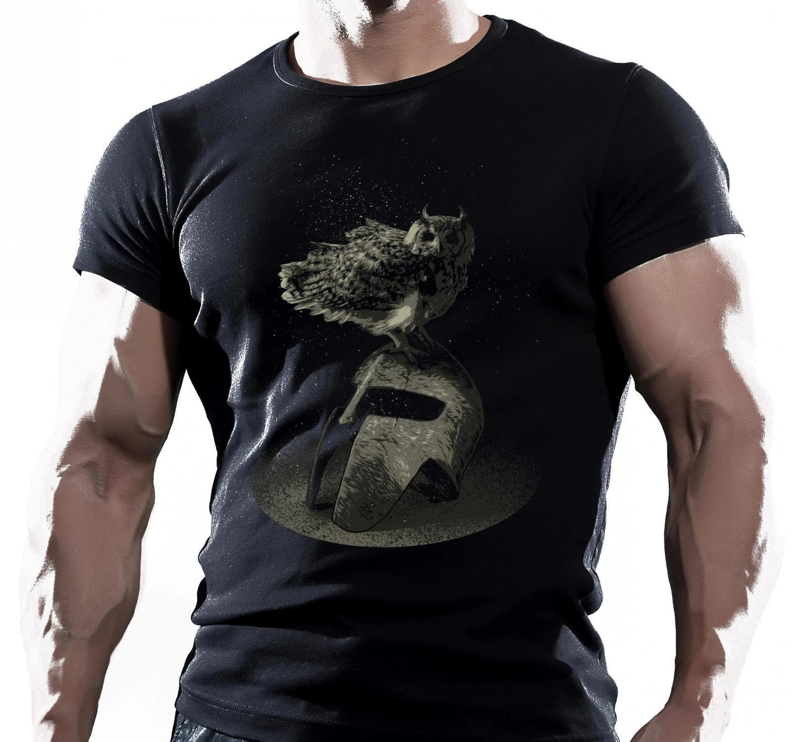 SPARTAN TRAINING BODYBUILDING GYM MOTIVATION MEN SUMMER T SHIRT | Мужская одежда