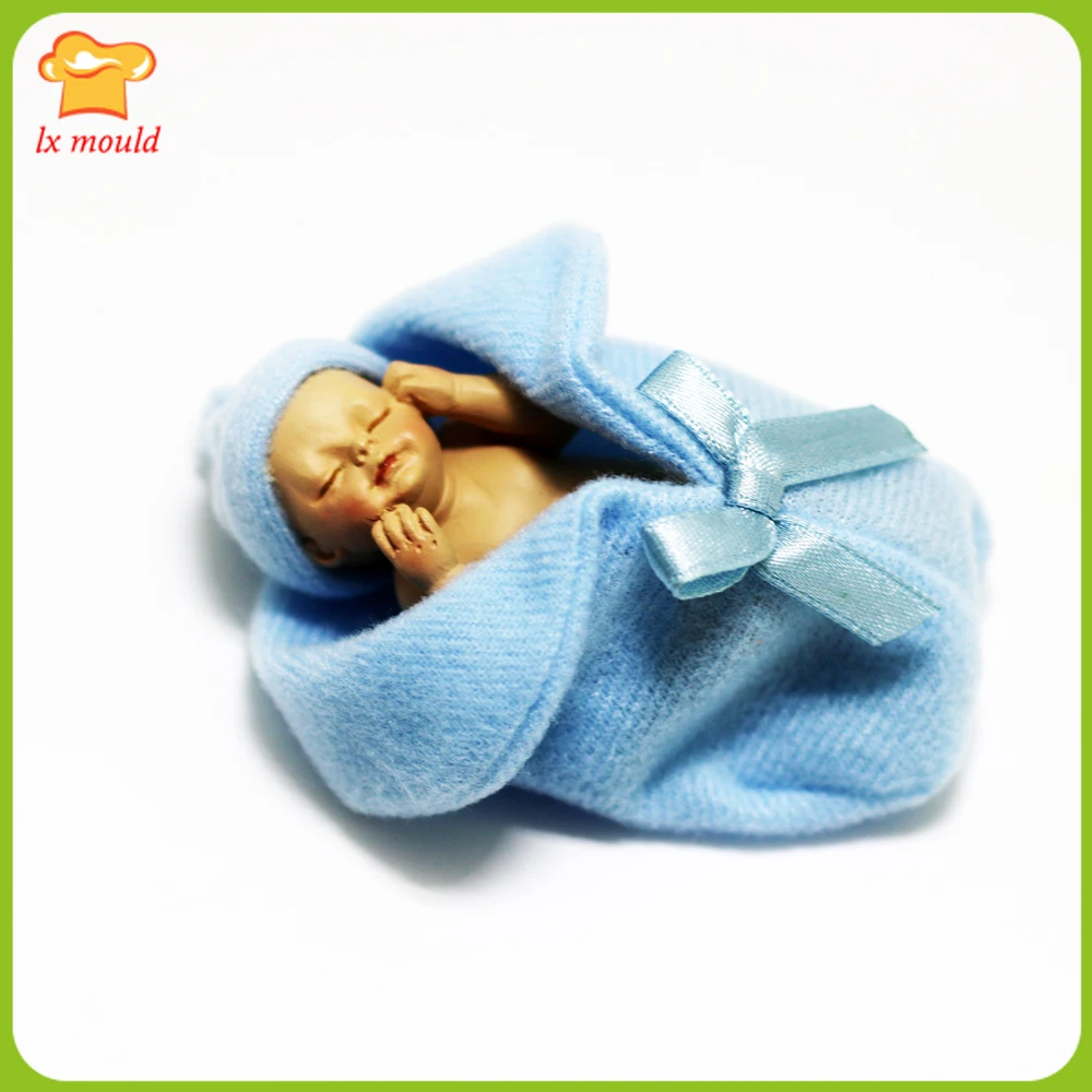 

Sleep Baby Baby Silicone Mold Dry Pace Chocolate Cake Mold Cake Decoration