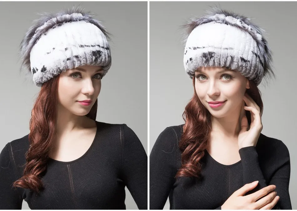 fur woman winter hats PCM009 (12)