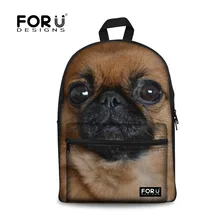 Forudesigns Kawaii Чихуахуа рюкзак для девочек-подростков 2017 детей школьные рюкзаки женские школьная сумка студентов Bagpack Новый