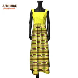 2018 fashion african dress for women AFRIPRIDE sleeveless ankle-length spaghetti strap casual women spring cotton dress A7225158 2018 fashion african dress for women AFRIPRIDE sleeveless ankle-length spaghetti strap casual women spring cotton dress A7225158