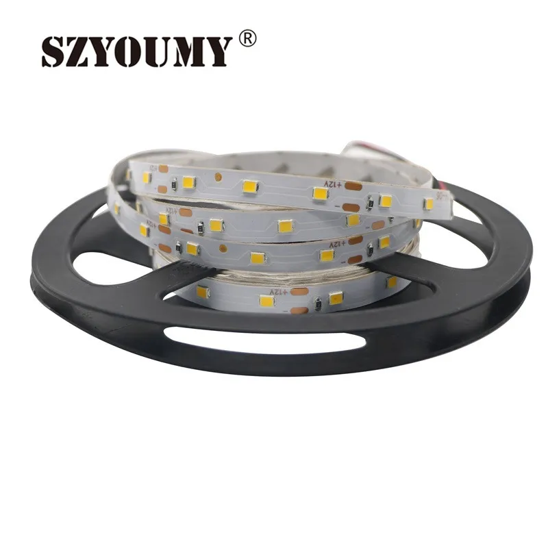 SZYOUMY IP20 Светодиодные ленты света 2835 SMD новый светодиодные ленты строка 60 Светодиодный S/M 12 V светодиодный лента + DC женский Разъем Бесплатная