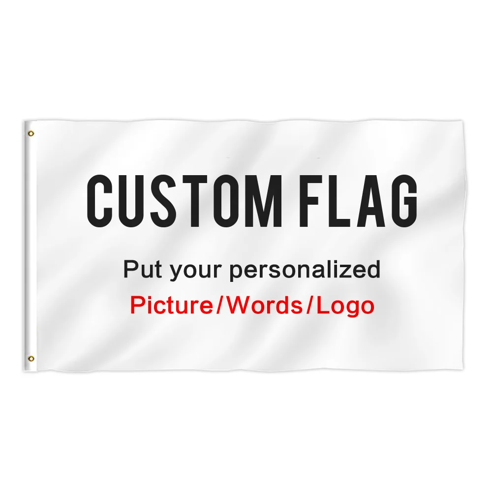 Custom Flag Using Your Personalized Picture Words Logo To Flag Using Your Personalized Picture