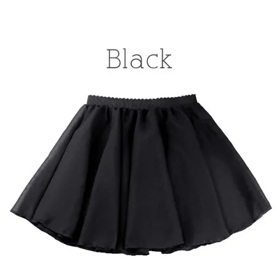 Ballet Dance Skirt Children Dance Dresses Kids Skirt Girls Ballet Dress Dance Wear Summer Chiffon Skirts Black