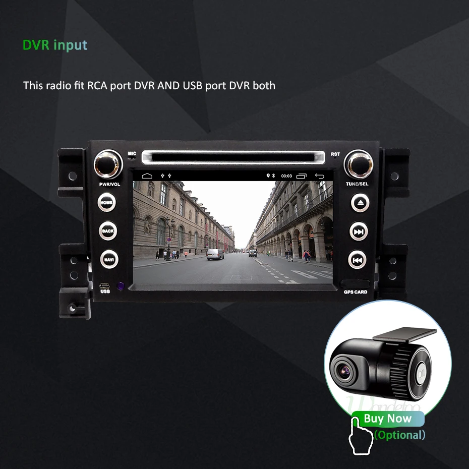 Cheap DSP IPS Android 9.0 4G 64G 2 DIN Car DVD PLAYER For SUZUKI GRAND VITARA 2007-2013 GPS RADIO NAVIGATION STEREO Multimedia SCREEN 26