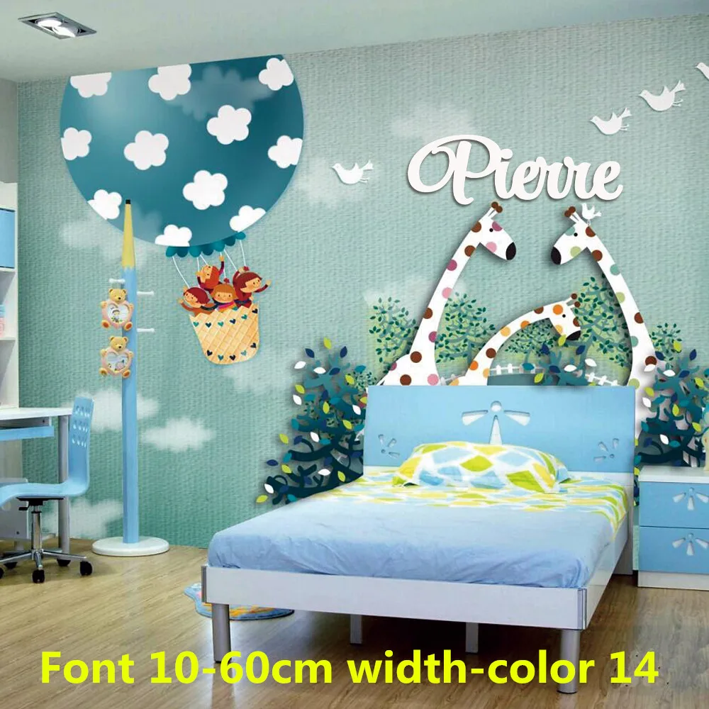 18 цветов деревянная стена иврит буквы на заказ детская комната ребенок душ подарок Mulfiple размеры иврит имя буквы