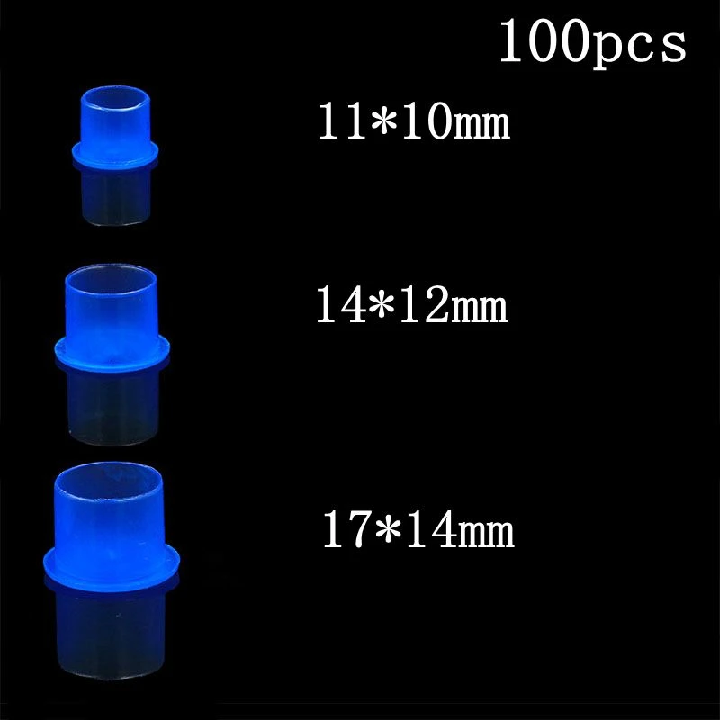 Одноразовые чашки с чернилами для тату, брендовые стерильные самостоящиеся синие чернильные колпачки, три размера, аксессуары для тату