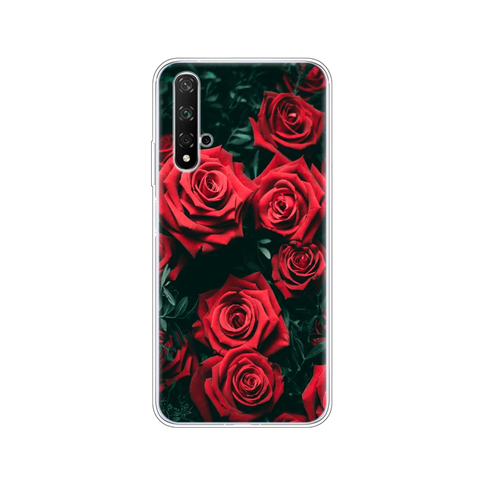 Case On Honor 20 Case Silicon Back Cover Phone Case For Huawei Honor 20 Pro Lite Honor20 YAL-L21 YAL-L41 Luxury Cartoon - Цвет: 11053