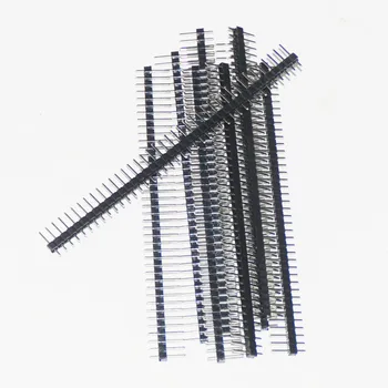 

20pcs Pin For Arduino 1x40 Single Row Male 2.54 Breakable 40 Pins Header Connector Strip Board Module Electronic Parts