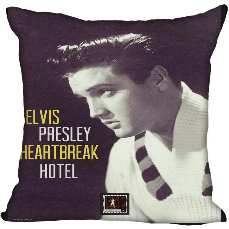 Заказная квадратная наволочка Elvis Presley на молнии для спальни наволочки для дома 1 шт. на заказ 40x40 см