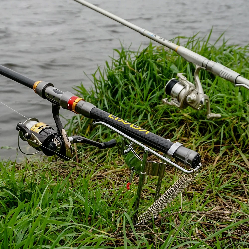 Buy All metal Automatic Fishing Rod Mount Spring Angle