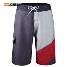 AXESEA, мужские пляжные шорты, одежда для плавания, дышащие плавки, Быстросохнущий купальный костюм, шорты для серфинга, спортивные пляжные штаны с карманами, 21 дюйм