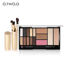 O TWO O New Arrival Palette Eyeshadow Highlighter Glitter and Matte Smoky Eyeshadow Palette 15 Shades