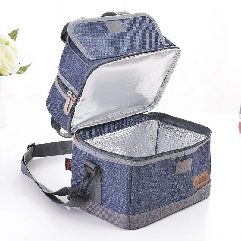 A variety of styles Refrigerator lunch bags insulated solid hot lunch