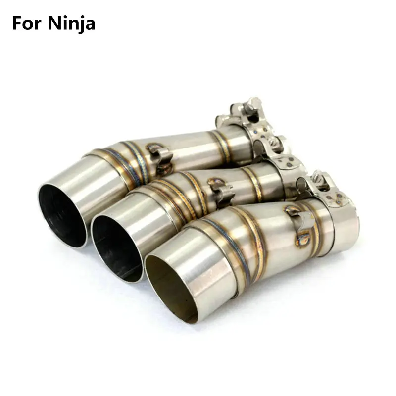 

Ninja 250 connector exhaust pipe connected link intubation tube welding interfaces NINJA 250 Racing Scooter Street adaptor