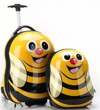 

Kid's Travel Suitcase Travel Trolley Luggage Suitcase For Kids Wheeled Case Children Travel Rolling Case With Backpack For Kids