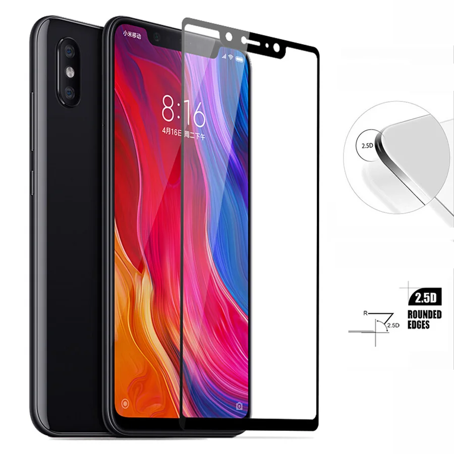 Закаленное стекло для xiaomi xiomi 9 8 a1 a2 a3 a5x 6x6 poco f1 Защитная пленка экрана xiami mi9 mi8 lite