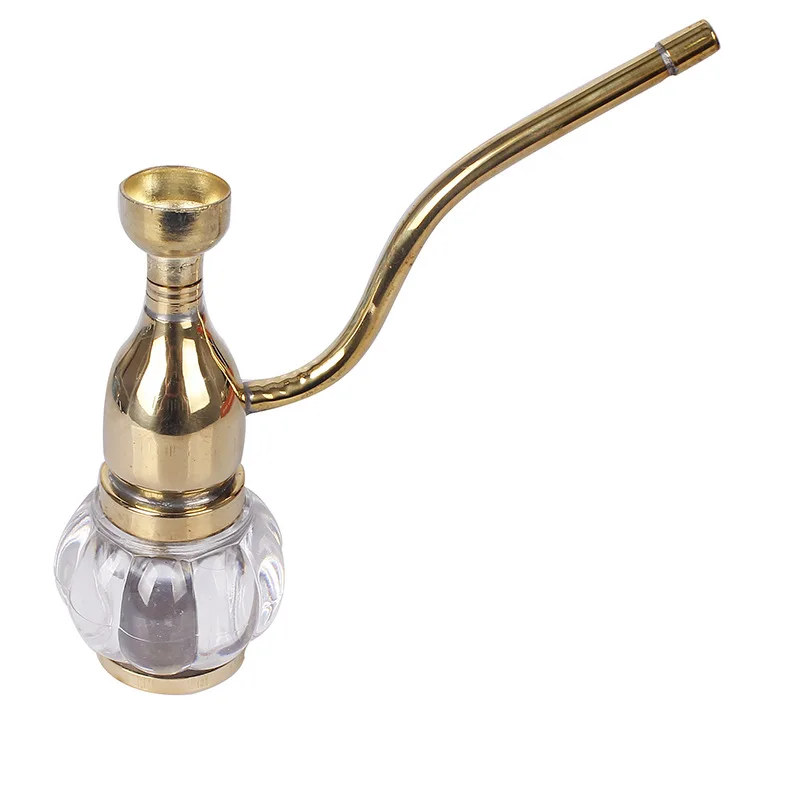 

Smoker Mini Hookah for Smoking Weed Metal Smoking Water Pipe With 5 pcs of Screen Pipe Small Shisha