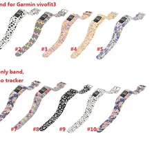 DHL. 50 шт. Замена Смарт-наручные часы Группа ремешок силиконовый браслет ремешок для Гар мин vivofit 3. vivofit3 браслет