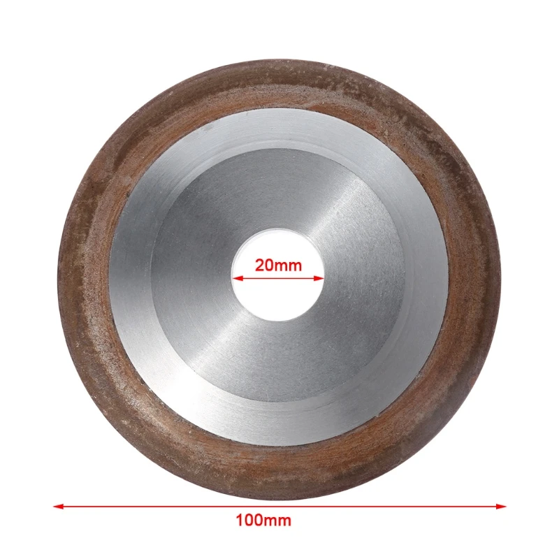 100 мм Алмазный шлифовальный круг чашка 180 зернистость резак шлифовальный станок для Карбида Металла - Наружный диаметр: 100x10x20x5mm-180