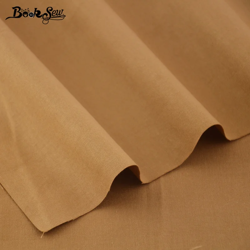 New Arrival Classic Coffee Color Cotton Twill Fabric Home Textile Material Bed Sheet DIY Patchwork Tecido Quilting Sewing