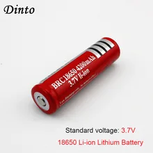 Dinto 2 pces 4200 mah 3.7v 18650 baterias recarregáveis da bateria do li-íon do lítio para a pena conduzida do laser da tocha da lanterna