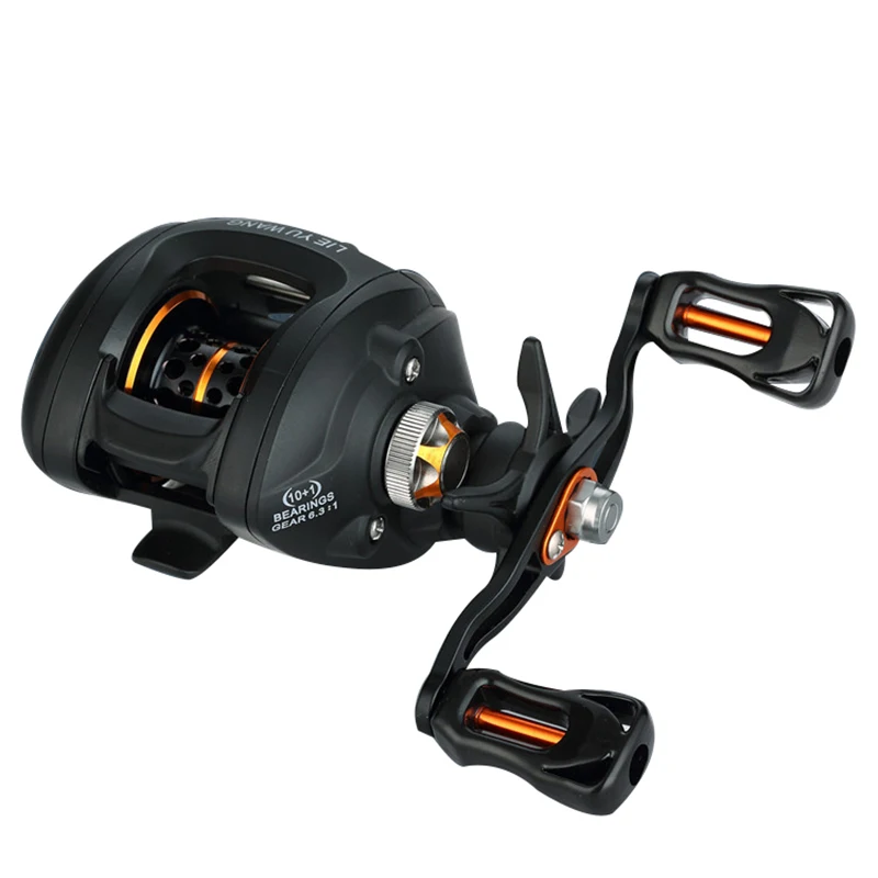 

Yumoshi 10+1BB Bait Casting Fishing Reel Left Right Casting Carp multiplier reel Fishing Reels Carretilha de pesca molinete