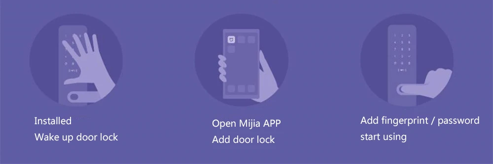 Xiao mi jia умный дверной замок умный замок отпечатков пальцев пароль NFC Bluetooth разблокировка Обнаружение сигнализации работа mi Home приложение управление новейшие