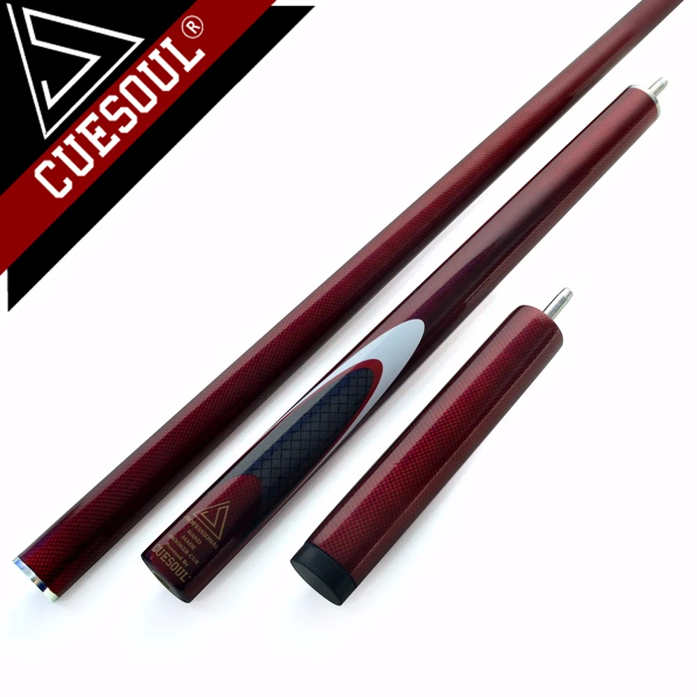 CUESOUL 3/4 Carbon Fibre Graphite Snooker Cue/Pool Cue 17oz 9.5mm Tip