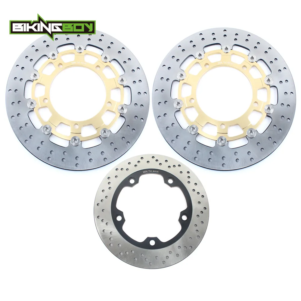BIKINGBOY спереди и сзади тормозные диски роторы для GSR 400 600 750/ABS GSF 650 1200 1250 Bandit/S ABS GSX650 F