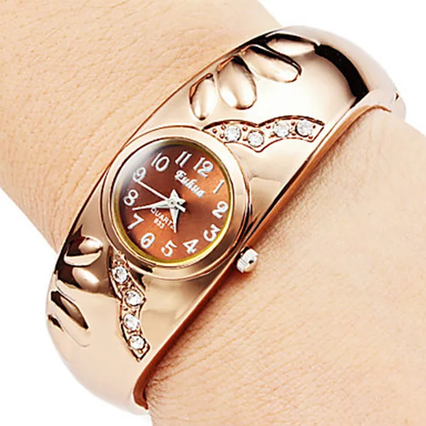 

Rose Golden Ladies Watch Luxury Bracelet Watches Crystal Diamond Women Watches Clock For Birthday TT@88