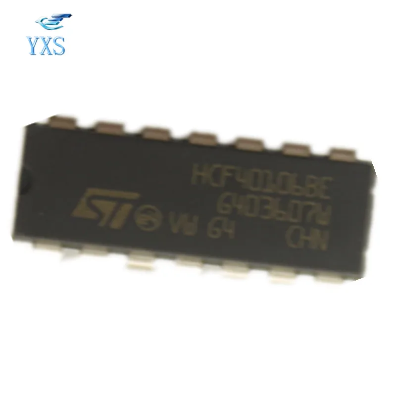 

10PCS/LOT HCF40106BEY IC HEX SCHMITT TRIGGER 14 DIP HCF40106BEY 40106 HCF40106 HCF40106B HCF40106BE 40106B
