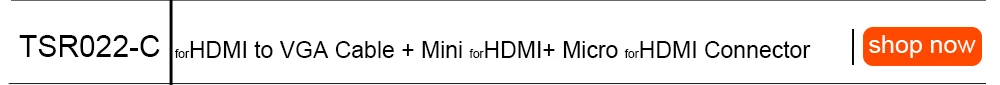 TISHRIC для HDMI к VGA адаптер аудио кабель HDMI2VGA мужчин и женщин цифро-аналоговый 1080P HD видео конвертер для PS4 проектор