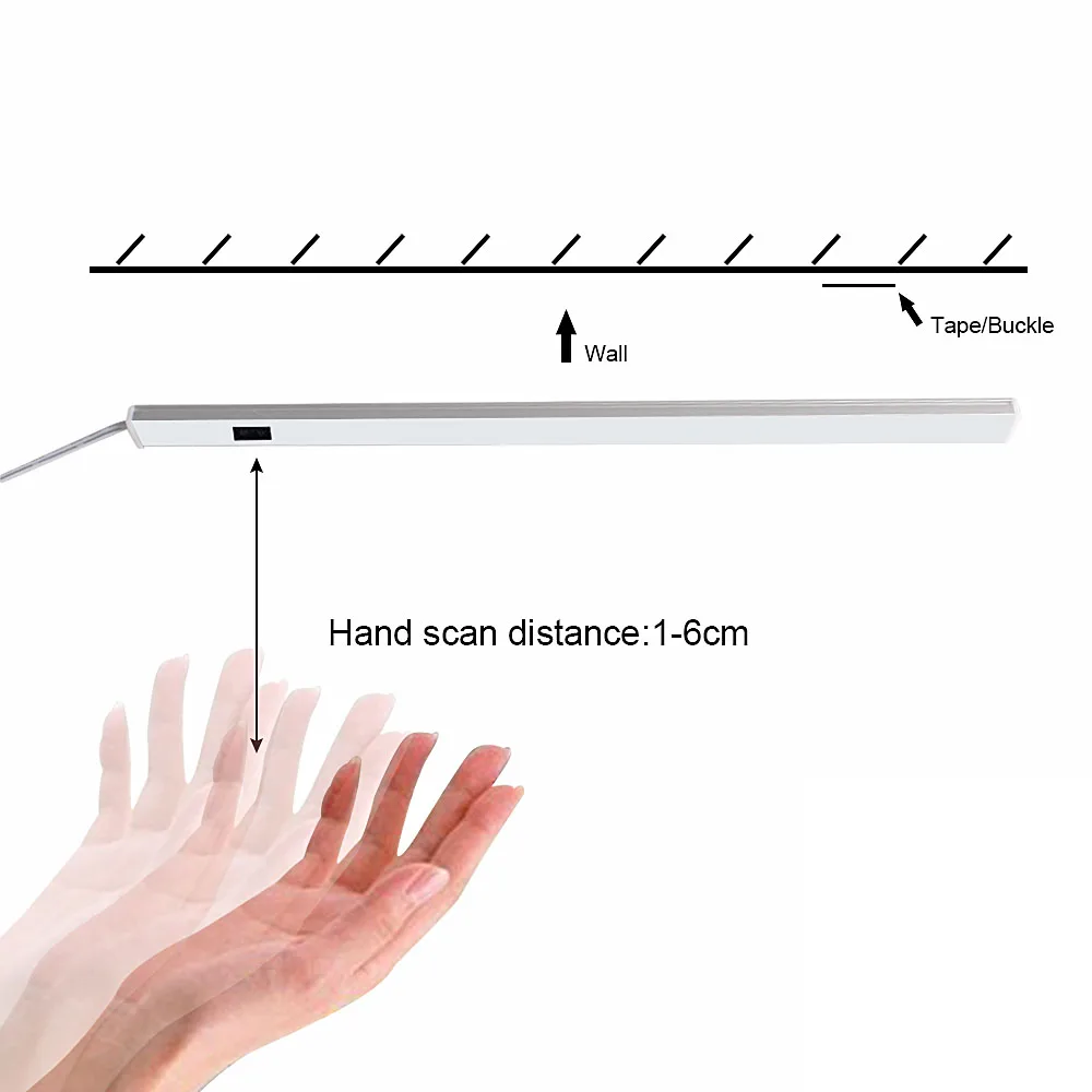 محس حركة ضوء اليد مسح الاجتياح ليلة مصباح للأطفال الأطفال مجلس الوزراء خزانة غرف الإضاءة lamparas المطبخ المصابيح مصابيح 12 V