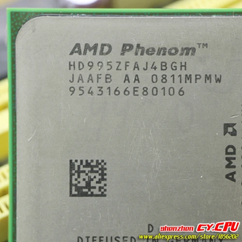 Процессор AMD Phenom X4 9950 четырехъядерный процессор(2,6 ГГц/2 м/125 Вт/2000 ГГц) Socket am2+ 938 pin, есть, 9750