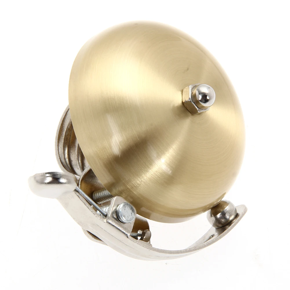 _ Золотой медный обычный велосипедный звонок в стиле ретро металлическое