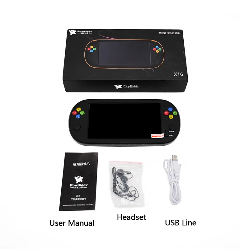 7 дюймов портативная игровая консоль Встроенный 2000 игр X16 Ручной игровой плеер ретро мини-консоль для Neogeo/Aarcades/Nes видеоигр