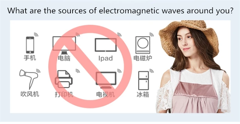 Прямые продажи электромагнитного излучения защитный беременная женщина камзол с защитой от ЭМП бытовой металла волокно stomachers