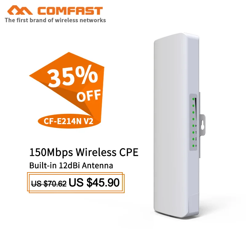 

Weatherproof outdoor Wireless AP Bridge WIFI CPE Access Point 11dBi WI-FI Antenna Nanostation 2KM Wi-fi Range Extender Repetidor