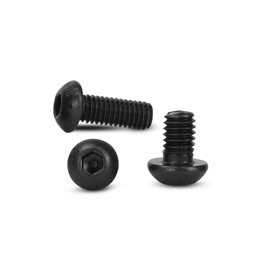 Ideaker 10.9 Класс m2/M2.5/m3/M4 углеродистая сталь гриб внутренняя hex Шурупы Крепежи Pack 500