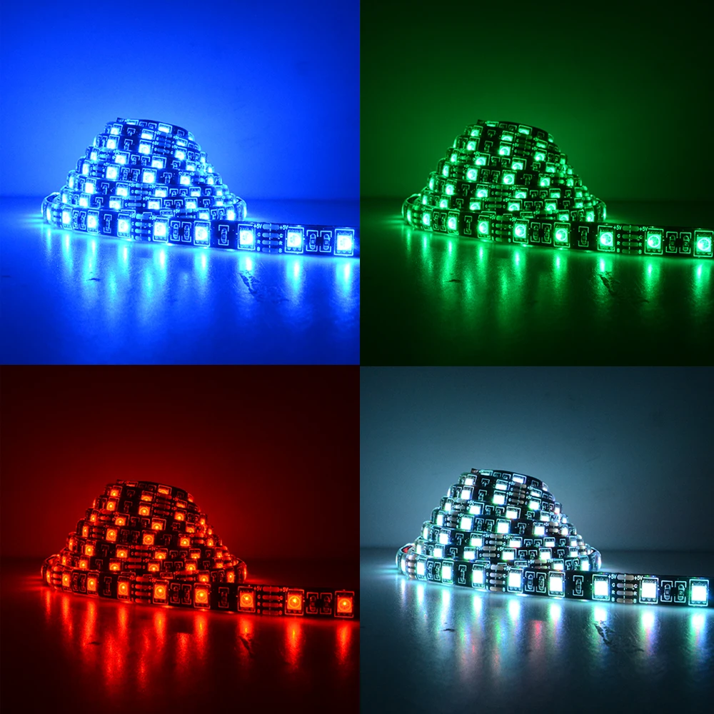 USB светодио дный 5 светодиодные ленты 5050 RGB Гибкая СВЕТОДИОДНАЯ Подсветка с