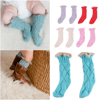 

New warm Children Knee-high Socks Baby Autumn and Winter Knitting Sock autumn and winter baby socks