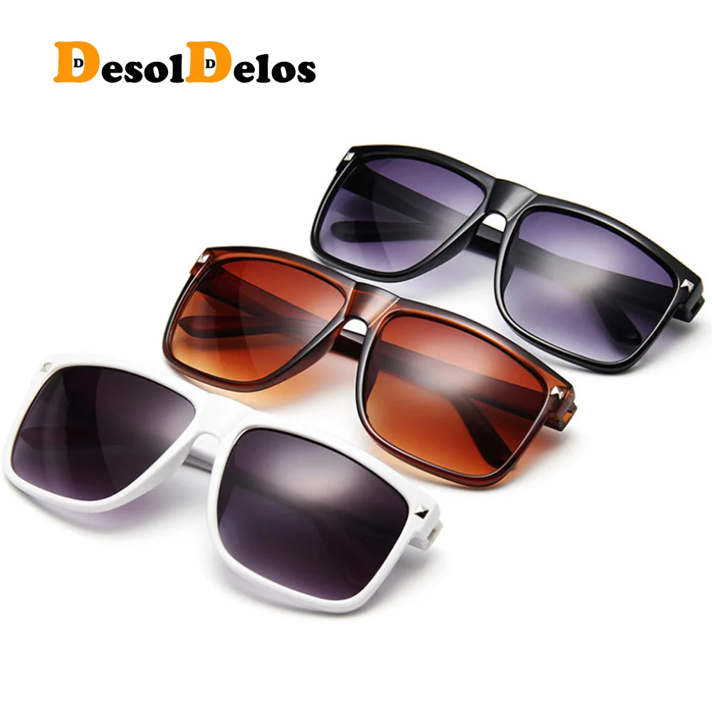 Oversized Womens Sunglasses Fashion Sun Glasses Big Frame Windproof Shades Men Flat Top Driving Goggles UV400
